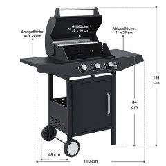 Zahradní plynový BBQ gril Louisiana č.3