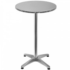 Barový stolek Ø 60cm | hliníkový č.1