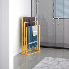 Stojanový držák na ručníky 46 x 24 x 84 cm bambus | 2 kusy č.3