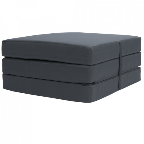 Skládací matrace 190 x 70 x 10 cm | antracit č.8