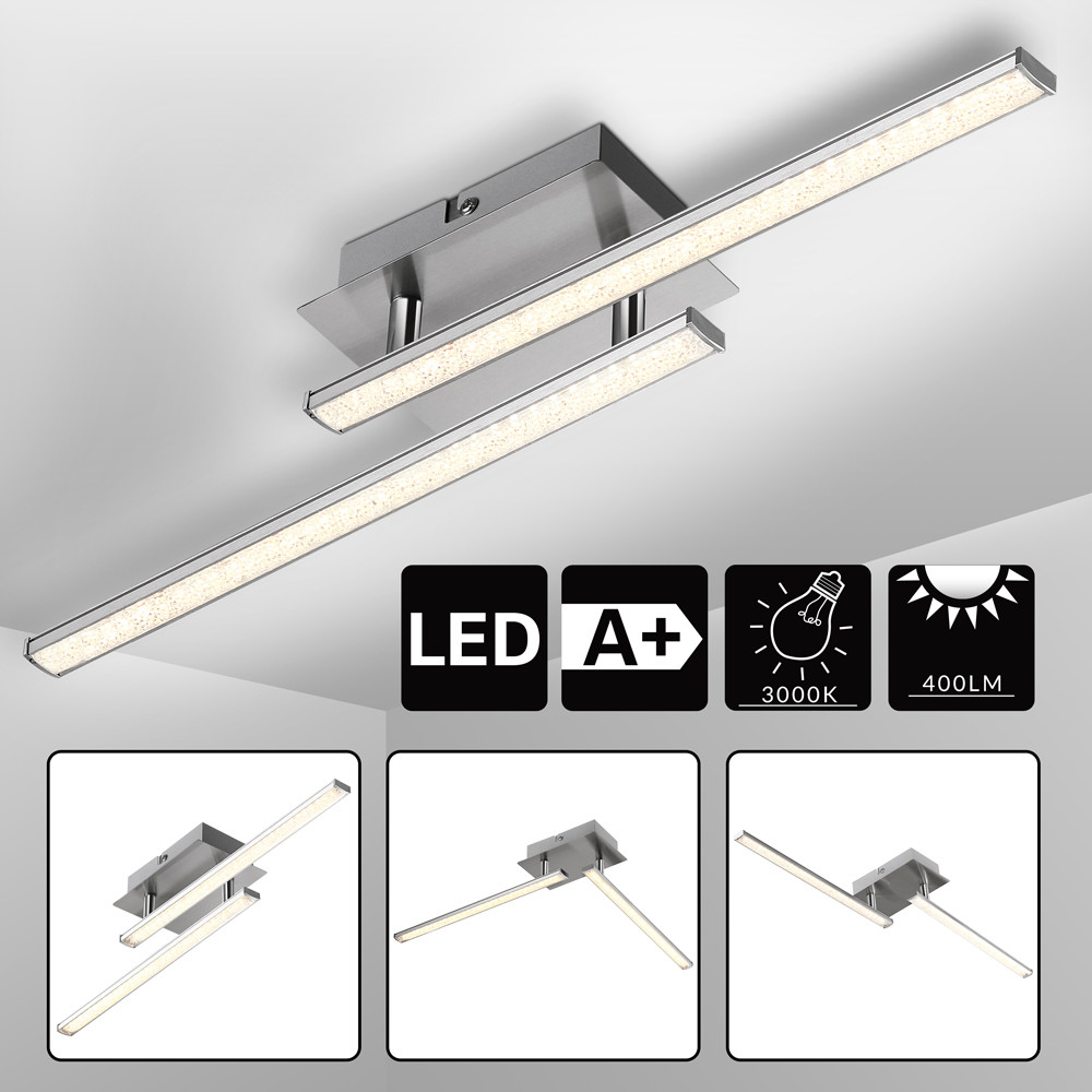 Goleto Designové stropní LED osvětlení Pinner | 46 x 7 x 4,5 cm