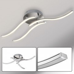 Designové stropní LED osvětlení Tripple Bolge | 66 x 38 x 17 cm č.3