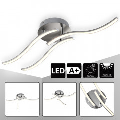 Designové stropní LED osvětlení Tripple Bolge | 66 x 38 x 17 cm č.1