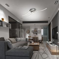 Designové stropní LED osvětlení Tripple Bolge | 66 x 38 x 17 cm č.2