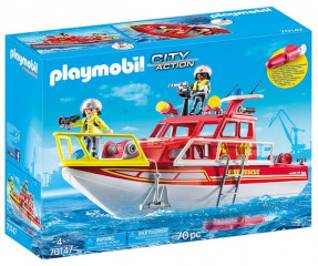 Playmobil 70147 Hasičská loď č.1