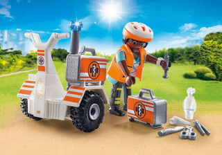 Playmobil 70052 Zásahová dvoukolka záchranářů se světly č.3