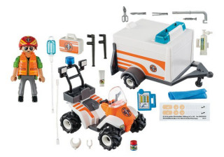 Playmobil 70053 Záchranářská čtyřkolka se zvukem a světly č.3