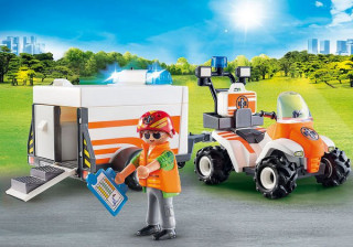 Playmobil 70053 Záchranářská čtyřkolka se zvukem a světly č.2