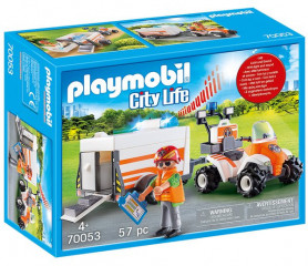 Playmobil 70053 Záchranářská čtyřkolka se zvukem a světly č.1