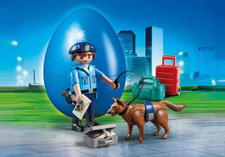 Playmobil 70085 Velikonoční vejce Policista se psem č.2