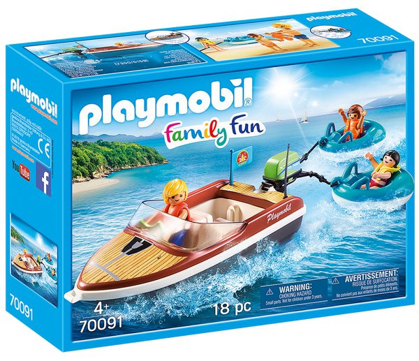 Playmobil Playmobil 70091 Motorový člun s tahacími kruhy