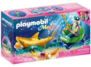 Playmobil 70097 Král moří se žraločím kočárem č.1