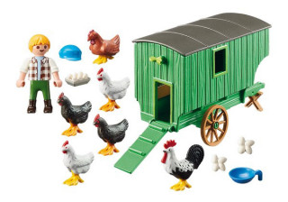 Playmobil 70138 Pojízdný kurník č.3