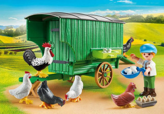Playmobil 70138 Pojízdný kurník č.2