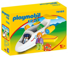 Playmobil 1.2.3 70185 Letadlo s pasažérem č.1