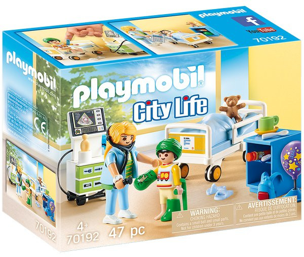 Playmobil Playmobil 70192 Dětský nemocniční pokoj