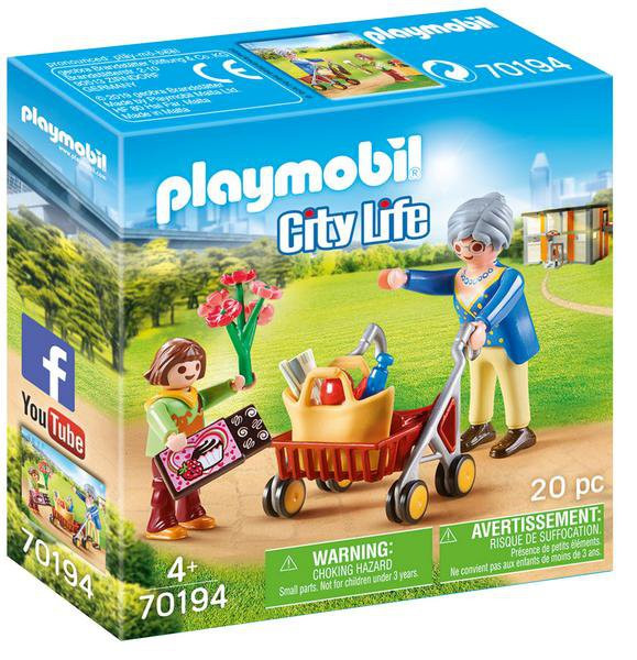 Playmobil Playmobil 70194 Babička s chodítkem
