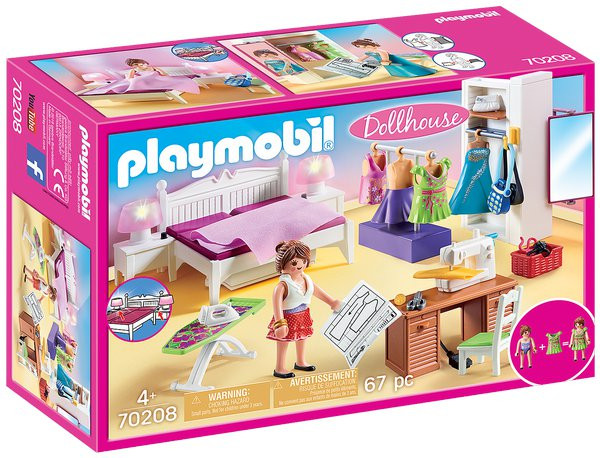 Playmobil Playmobil 70208 Ložnice s šicím strojem