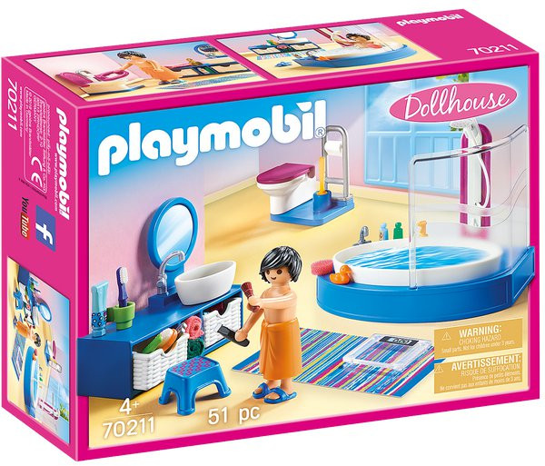 Playmobil Playmobil 70211 Koupelna s vanou