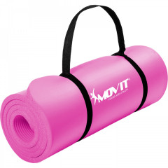 Gymnastická podložka na cvičení 183 x 60 x 1,0 cm | růžová