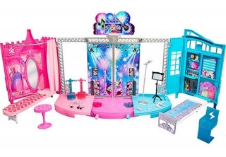 Mattel Barbie Rock´n Royals 2v1 Podium a zákulisí č.1