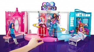 Mattel Barbie Rock´n Royals 2v1 Podium a zákulisí č.2