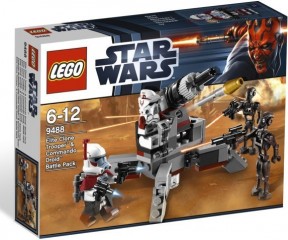 LEGO Star Wars 9488 Bojová jednotka vojáků Elite Clone a oddílu droidů č.1