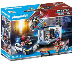 Playmobil 70326 Policie s autem a helikoptérou č.1