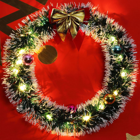 Vánoční LED věnec Ø 32cm | 20 LED č.3