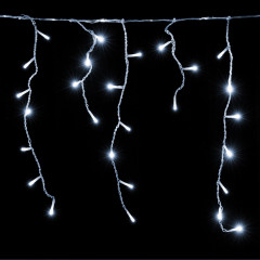 Vánoční LED řetěz déšť 5 m | studená bílá 200 LED č.3