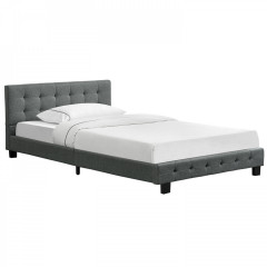 Čalouněná postel Manresa 120 x 200 cm | šedá č.3