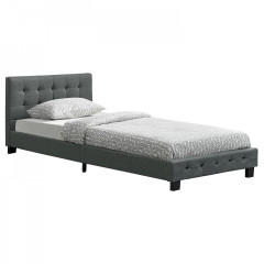 Čalouněná postel Manresa 90 x 200 cm | šedá č.3