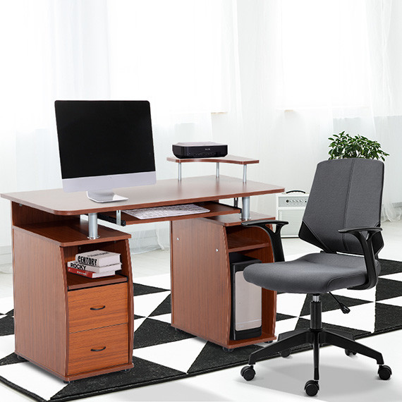 Kancelářský PC stůl GOLETO STYLE GL1200 120x60x75 cm bílý