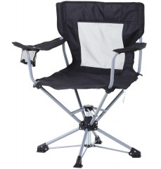 Campingová židle 81 x 64 x 89 cm | černá č.1
