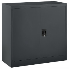 Kancelářská kovová skříň 90 x 90 cm | antracit Kancelářská kovová skříň 90 x 90 cm | antracit