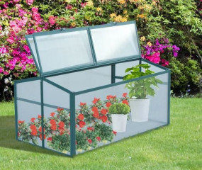 Zahradní polykarbonátový skleník | 130 x 70 x 61 cm
