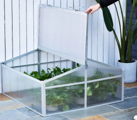 Zahradní polykarbonátový skleník | 100 x 100 x 48 cm č.2