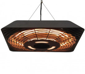 Závěsný tepelný ohřívač s dálkovým ovládáním a LED osvětlením | 2000W