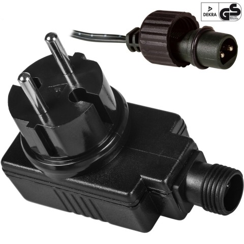 Vánoční LED osvětlení 20 m | studená bílá 200 LED | zelený kabel č.8