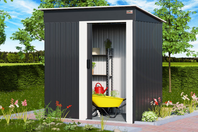 Zahradní domek 181 x 150 x 75cm | antracit č.2