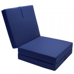 Skládací matrace 190 x 70 x 10 cm | tmavě modrá č.3
