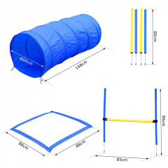 Agility překážky pro psy s tunelem č.3