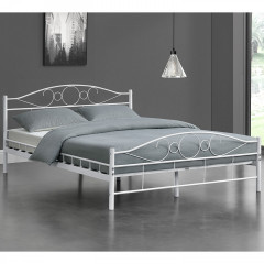 Kovová postel Toskana 180 x 200 cm | bílá č.1