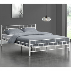 Kovová postel Malta 180 x 200 cm | bílá č.1