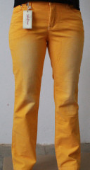 Dámské manžestrové kalhoty | Žluté č.1