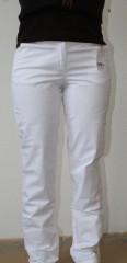 Dámské plátěné kalhoty | Bílé č.1