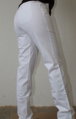 Dámské plátěné kalhoty | Bílé č.3