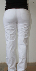 Dámské plátěné kalhoty | Bílé č.2