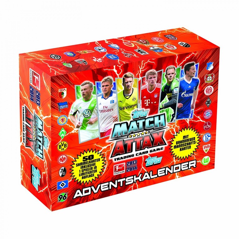 Adventní kalendář Match Attax 2013/2014 Goleto.cz