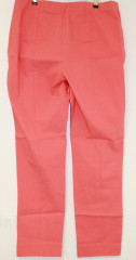 Dámské plátěné kalhoty | Oranžové s gumou v pase č.2